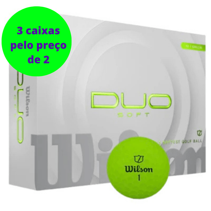 Balles de golf Wilson - Duo Soft+ x12 Vert - Horslimits - balles de golf