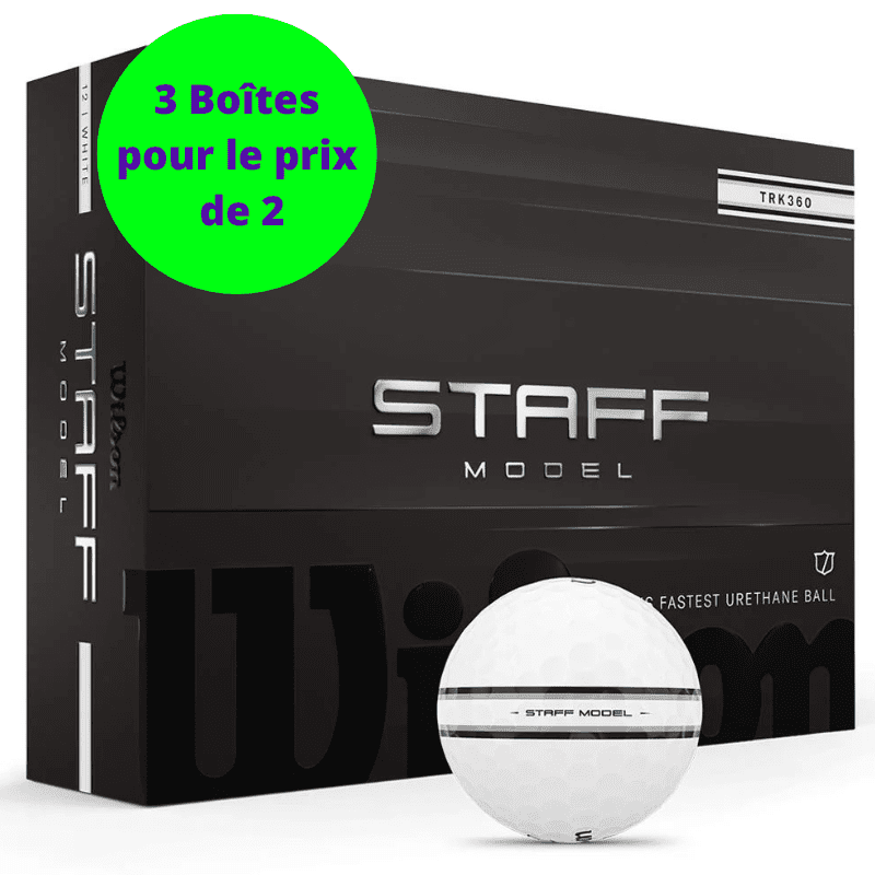 Balles de golf Wilson Staff - Staff model TRK360 x12 Blanc - Horslimits - balles de golf