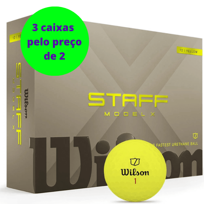 Balles de golf Wilson Staff - Staff model X x12 Jaune - Horslimits - balles de golf