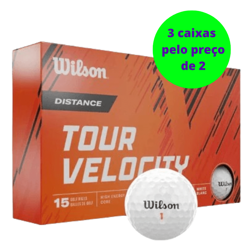 Balles de golf Wilson - Tour Velocity Distance x15 Blanc - Horslimits - balles de golf