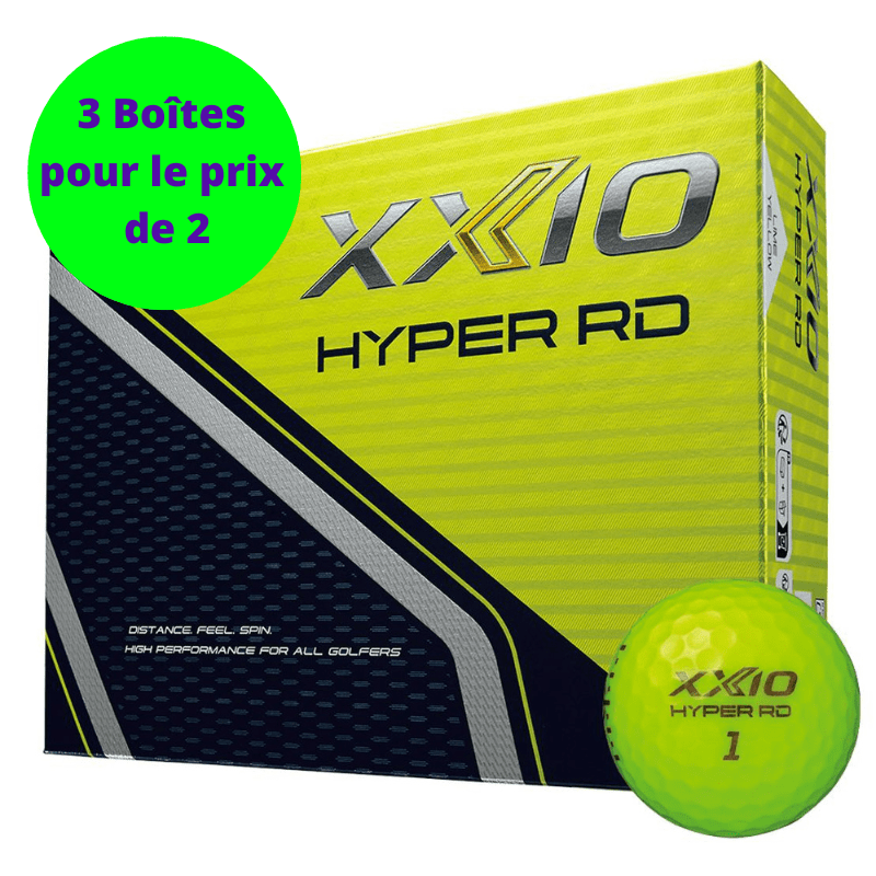 Balles de Golf XXIO Hyper RD Premium X12 Citron vert - Horslimits - balles de golf