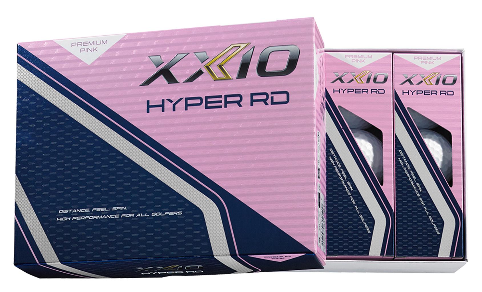 Balles de Golf XXIO Rebound Drive X12 Blanc / Rose - Horslimits - balles de golf
