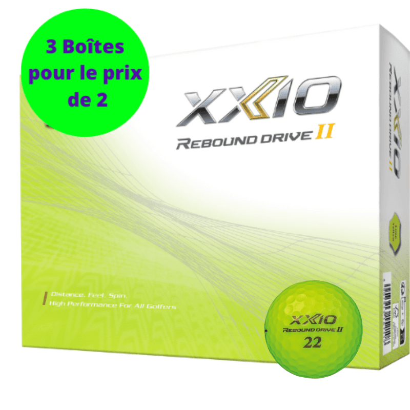Balles de Golf XXIO Rebound Drive X12 Jaune PT - Horslimits - balles de golf