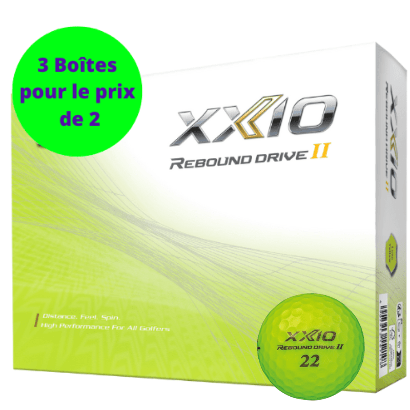 Balles de Golf XXIO Rebound Drive X12 Jaune PT - Horslimits - balles de golf