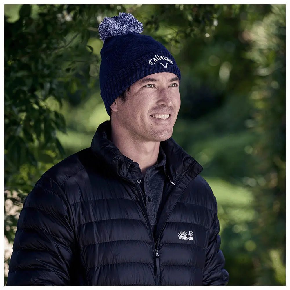 Bonnet Callaway Golf TA Pom Beanie bleu marine - Horslimits - balles de golf