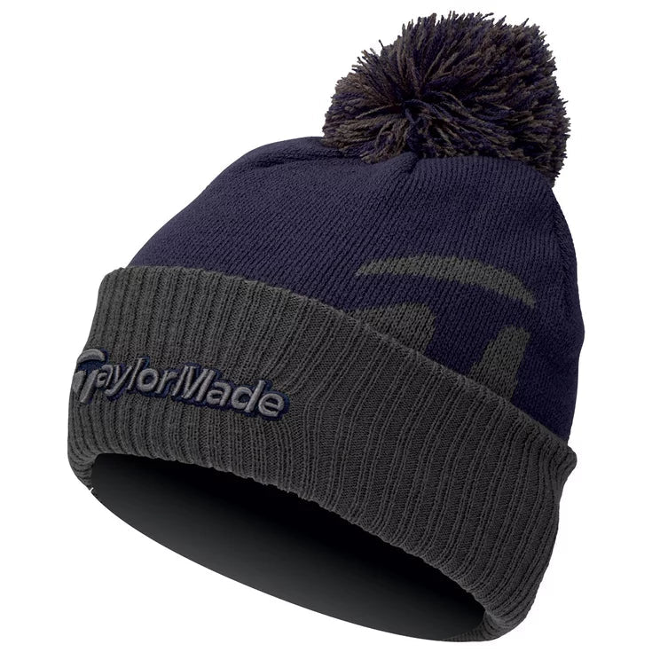 Bonnet Taylormade Bobble Beanie Bleu marine - Horslimits - balles de golf