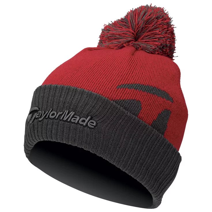 Bonnet Taylormade Bobble Beanie Rouge - Horslimits - balles de golf