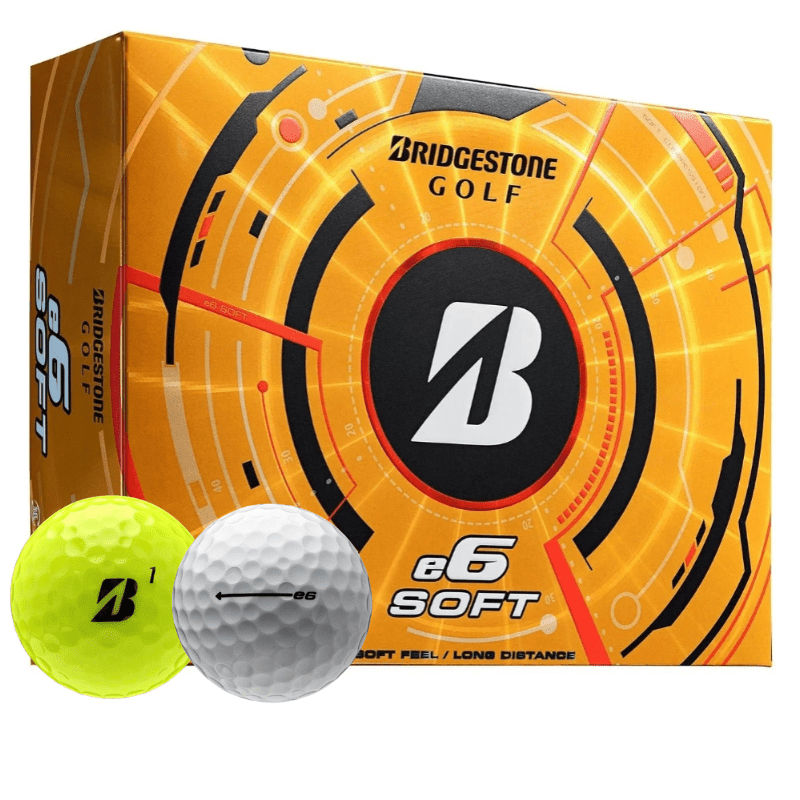 Bridgestone - 6 Boîtes E6 Soft Feel Logotées - Horslimits - balles de golf