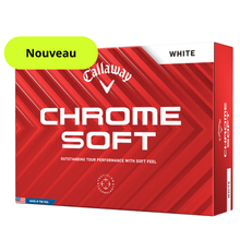 Cargar imagen en el visor de la galería, Callaway - Chrome Soft - 12 Boites Logotées - Horslimits - balles de golf

