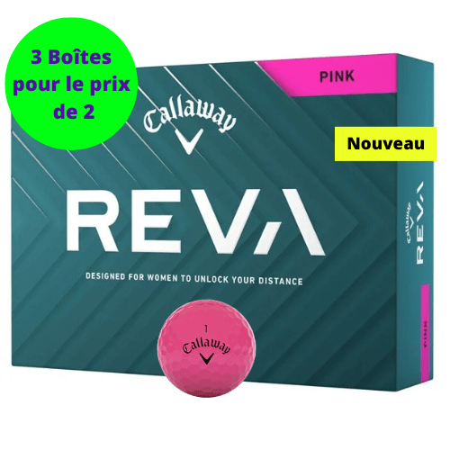 Callaway - Reva Pearl x12 Rose - Horslimits - balles de golf