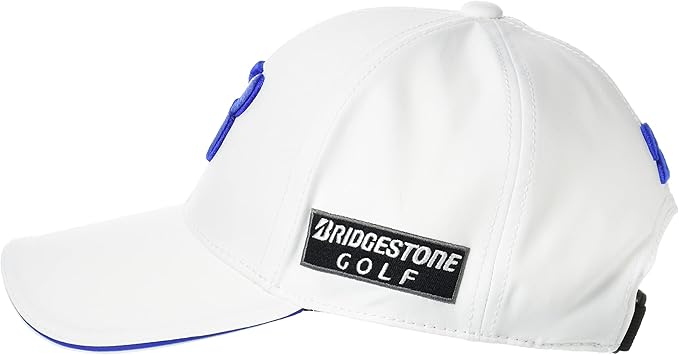 Casquette Bridgestone Pro Model Mens Cap Blanc bleu - Horslimits - balles de golf