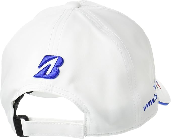 Casquette Bridgestone Pro Model Mens Cap Blanc bleu - Horslimits - balles de golf