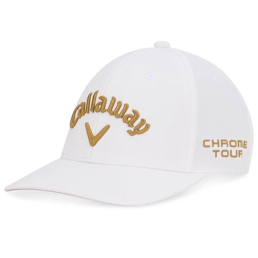 Casquette Callaway Tour Authentic Performance Pro Blanc / Or - Horslimits - balles de golf