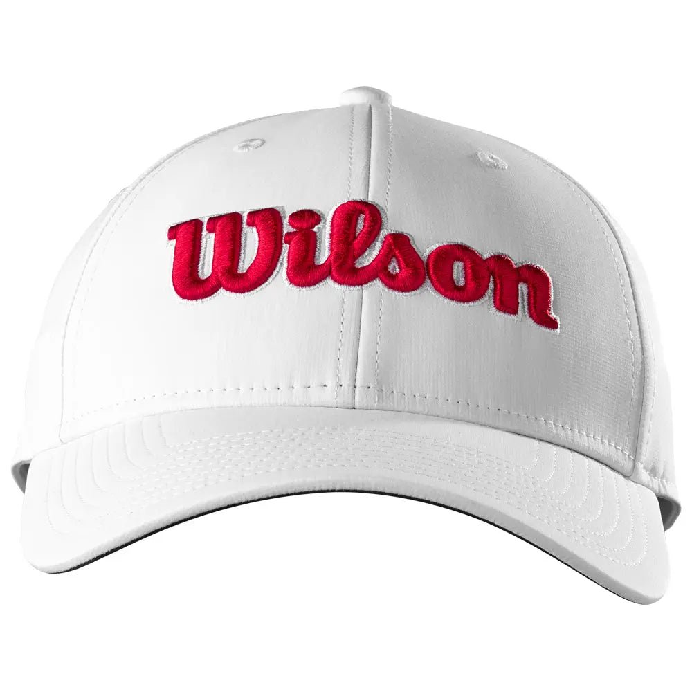 Casquette Wilson Tour Cap Blanc/rouge - Horslimits - balles de golf