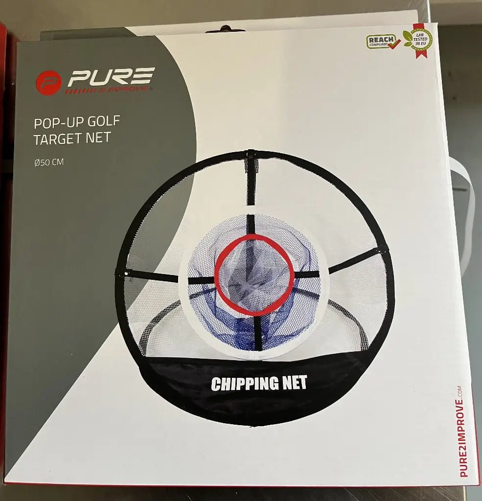 Chipping Net 50cm avec Cible Rouge - Pure 2 Improve - Horslimits - balles de golf