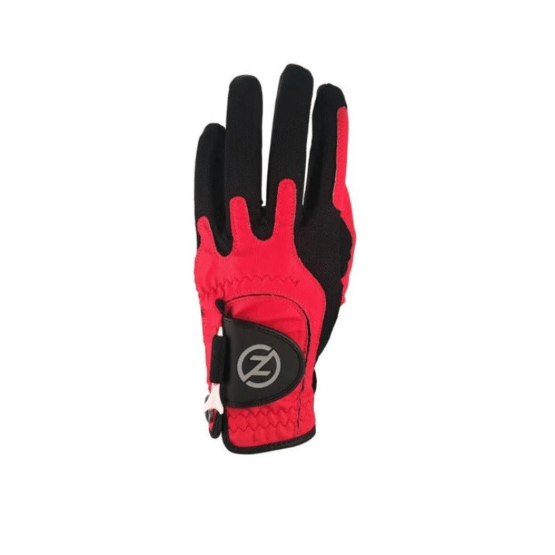 Gants de golf synthétique - Zero Friction - Homme - Main gauche - Rouge - Horslimits - balles de golf