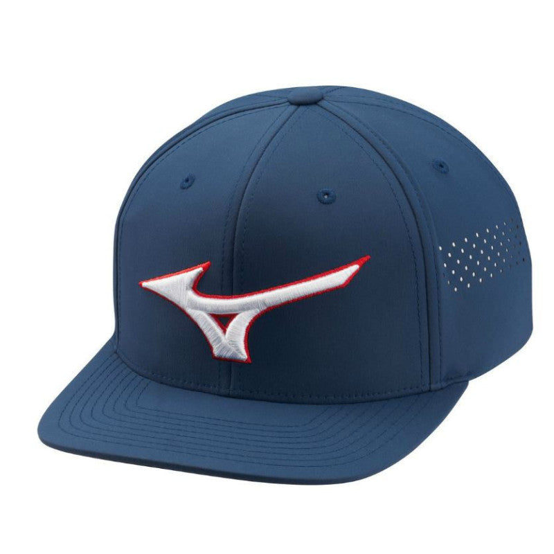 Casquette Mizuno Tour Flat Snapback Bleu marine