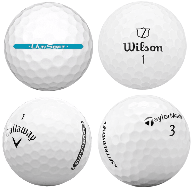 PACK SOFT - Balles de golf d'occasion Blanches Soft - Horslimits - balles de golf