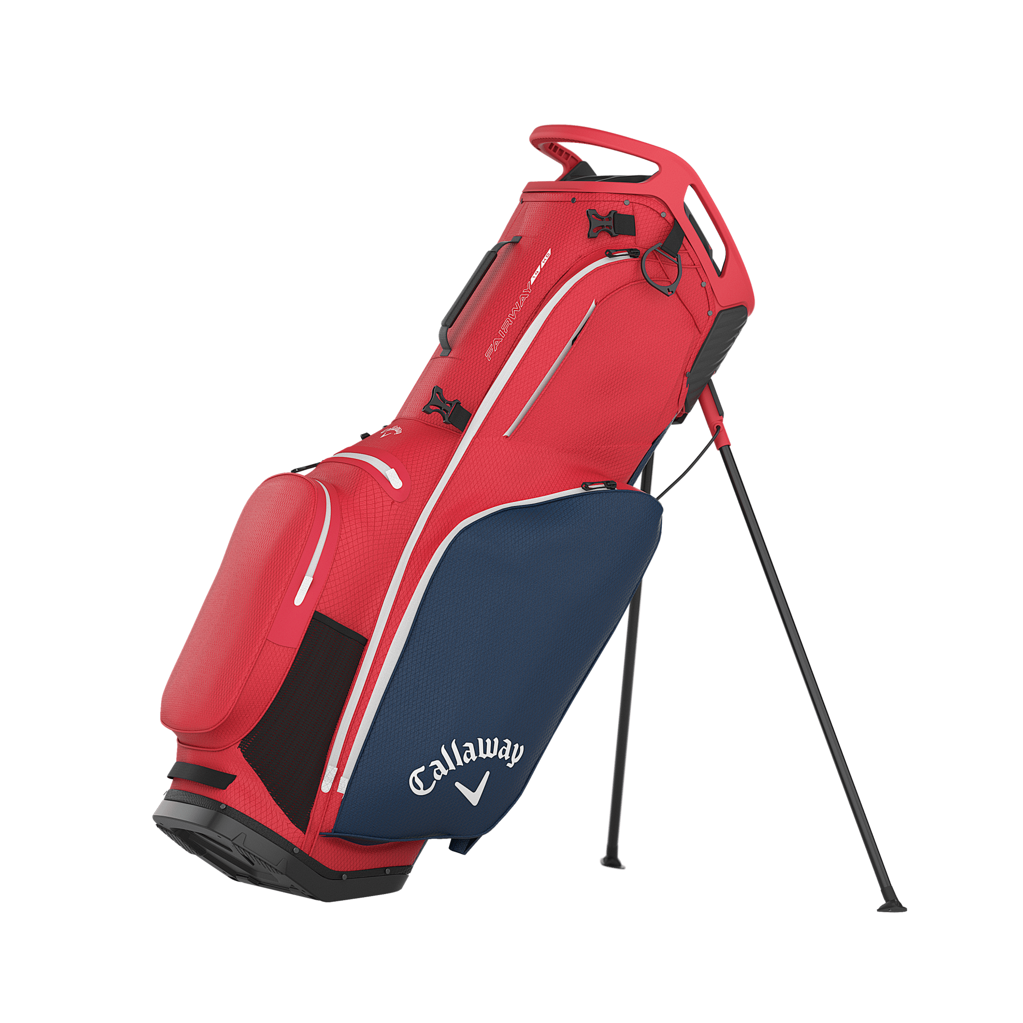 Sac de Golf - Callaway - Trepied - Fairway 14 HD - Rouge et Bleu marine - Horslimits - balles de golf