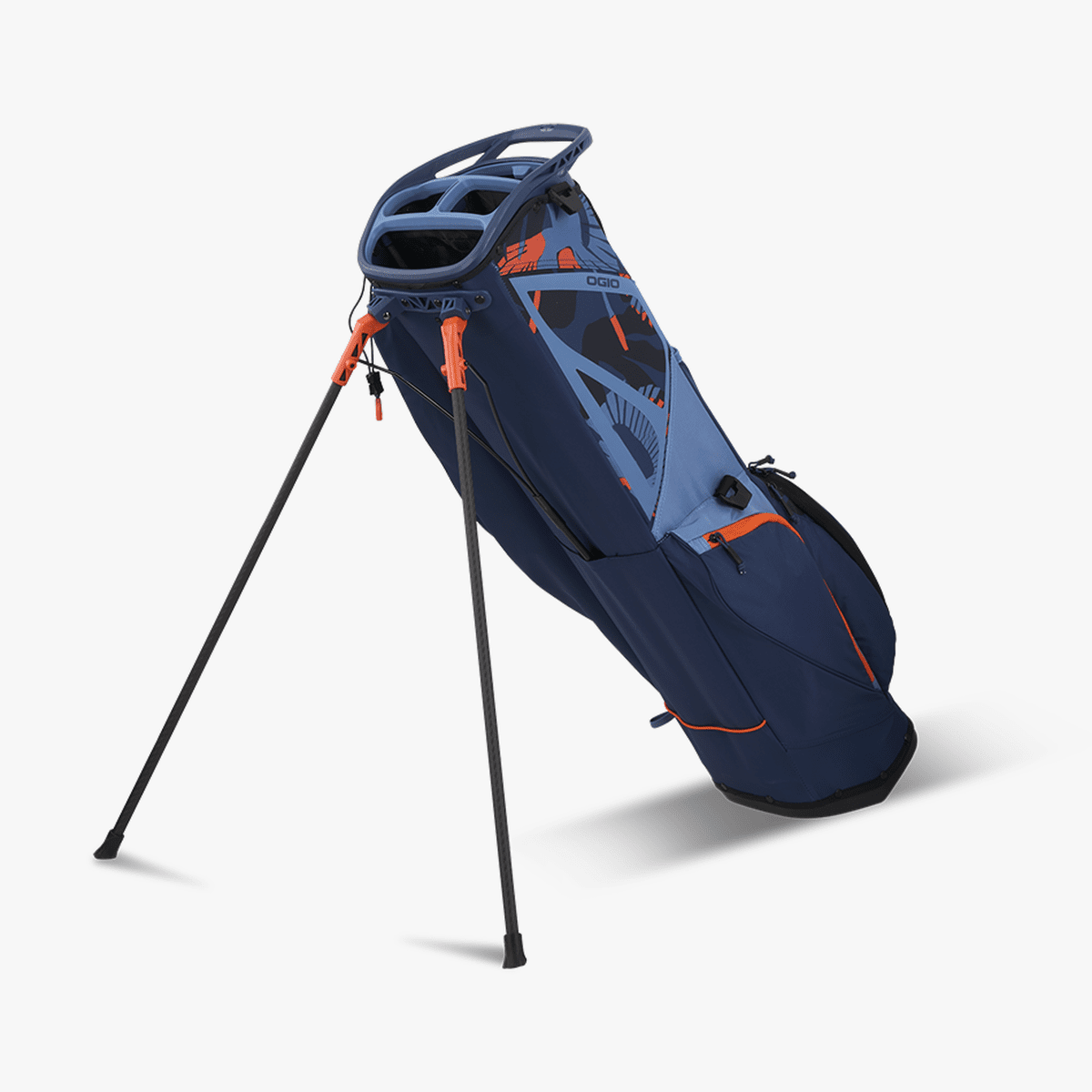 Sac de Golf - Ogio - Trepied - Featherlite - Bleu et orange - Horslimits - balles de golf