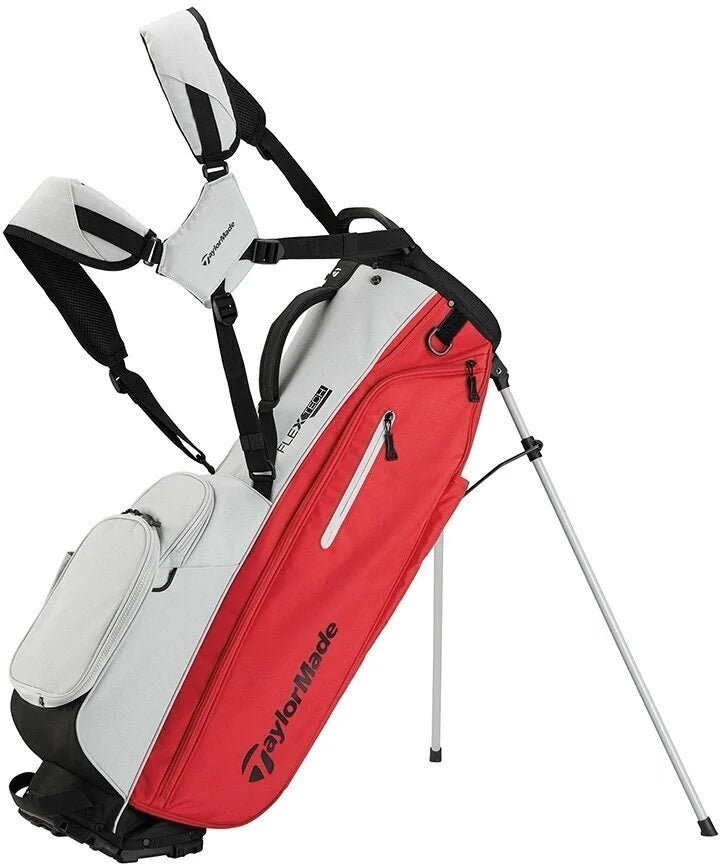 Sac de Golf - Taylormade - Sac Trepied série Flextech Rouge et Gris - Horslimits - balles de golf