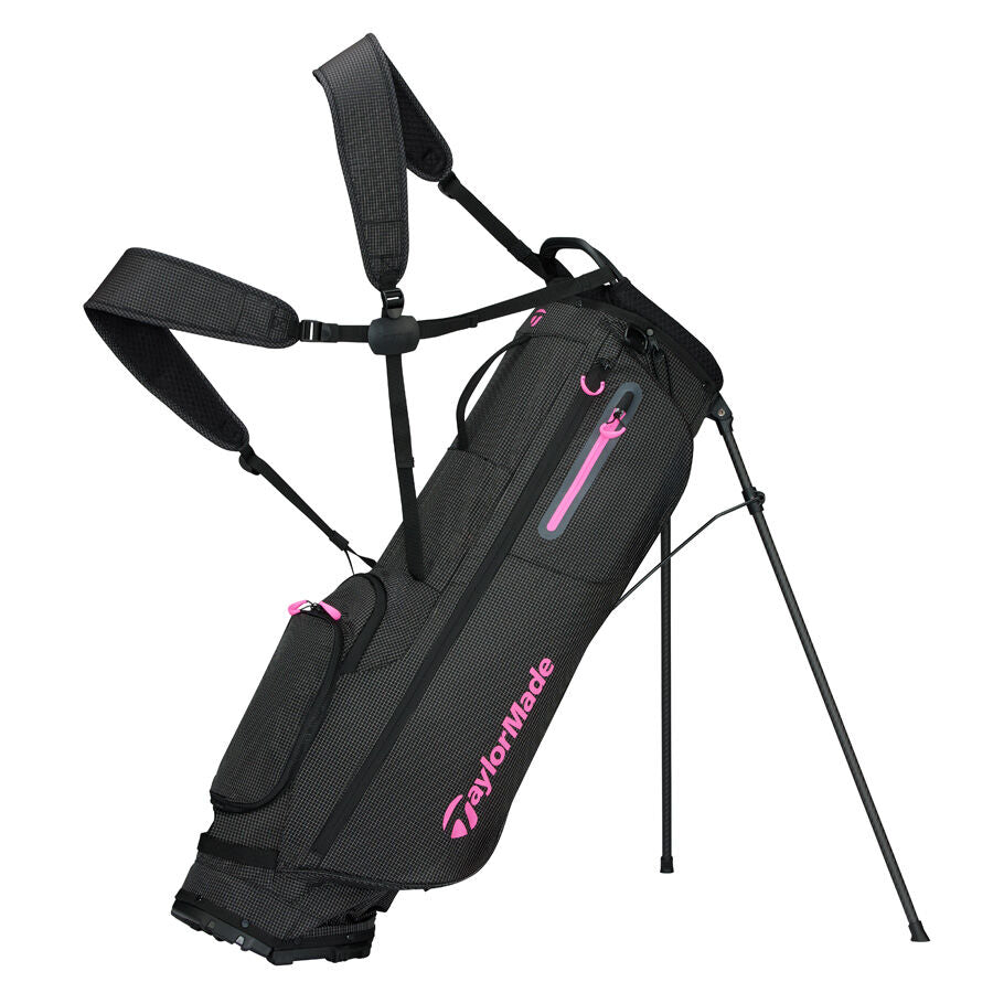 Sac de Golf Taylormade Trepied FlexTech SuperLite Noir et Rose - Horslimits - balles de golf