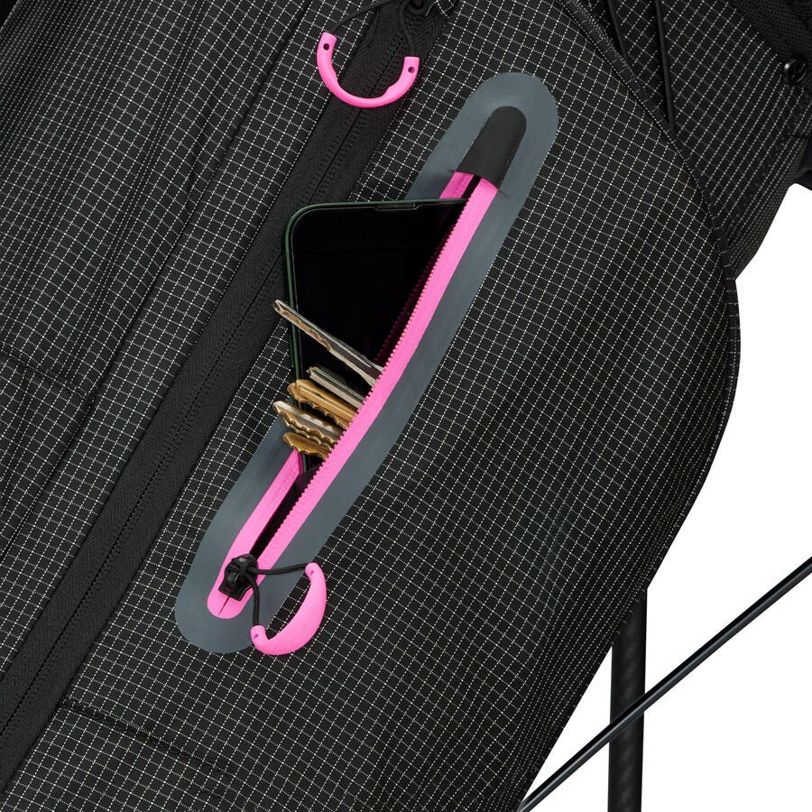 Sac de Golf Taylormade Trepied FlexTech SuperLite Noir et Rose - Horslimits - balles de golf