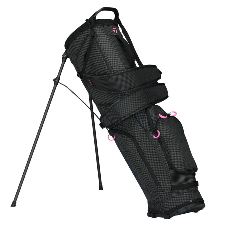 Sac de Golf Taylormade Trepied FlexTech SuperLite Noir et Rose - Horslimits - balles de golf