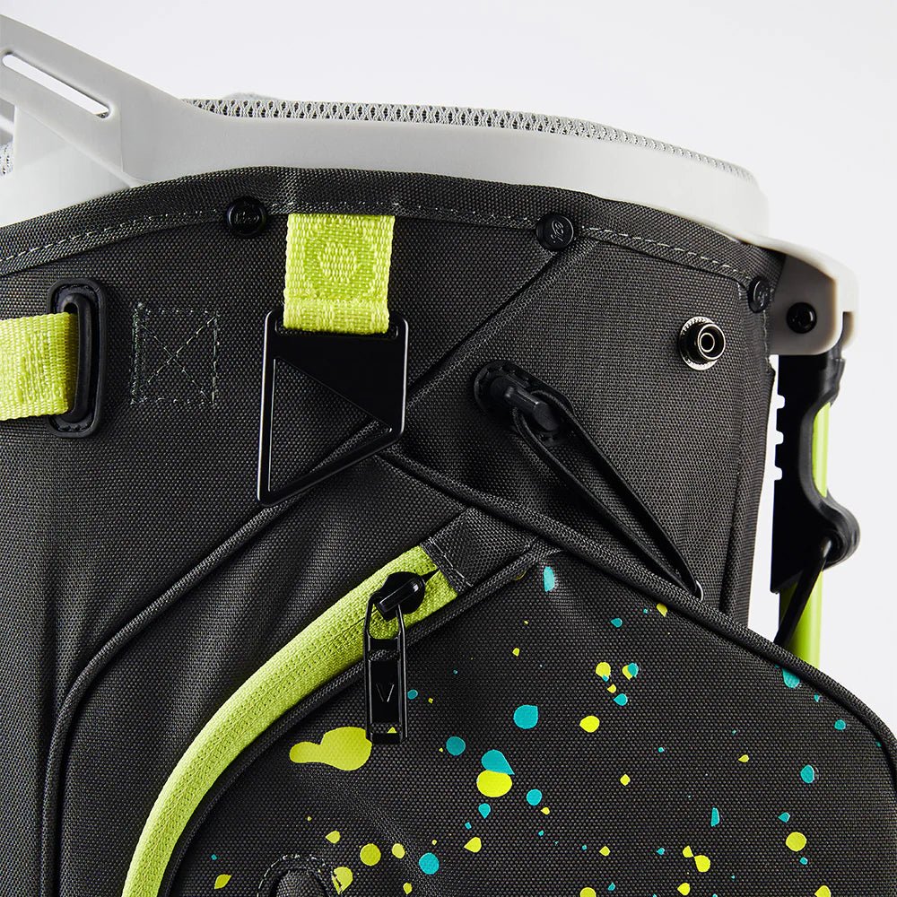 Sac de golf - Vice Aero - Gris Foncé et jaune - Horslimits - balles de golf