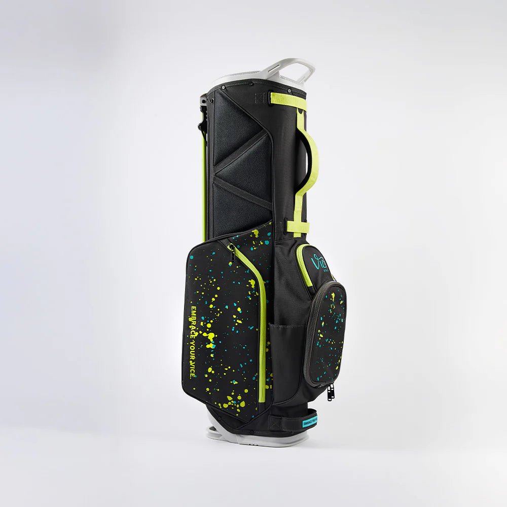 Sac de golf - Vice Aero - Gris Foncé et jaune - Horslimits - balles de golf