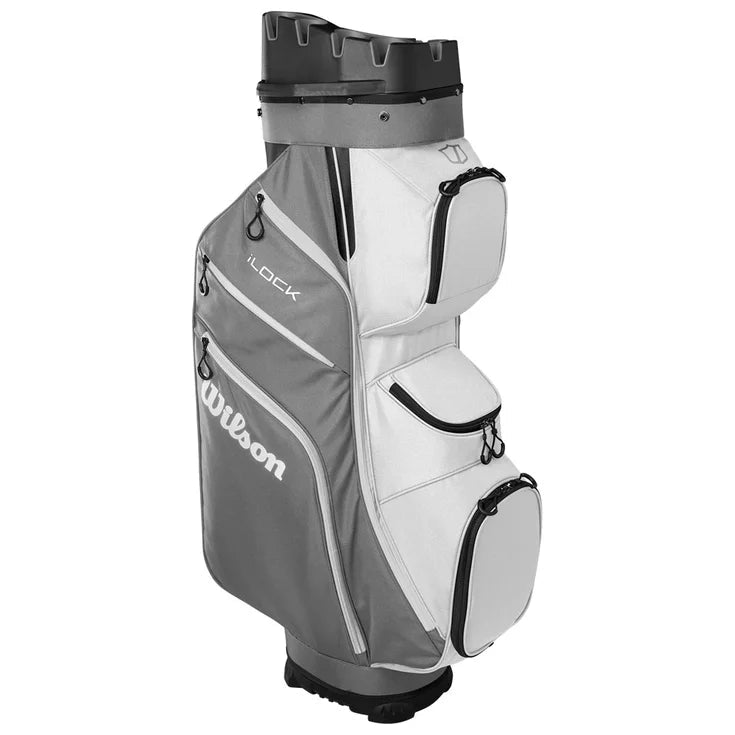 Sac de Golf - Wilson Staff - Sac chariot iLock Cart Gris /Blanc - Horslimits - balles de golf