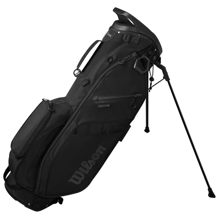 Sac de Golf - Wilson Staff - Sac trepied Exo Lite Stand Bag Noir - Horslimits - balles de golf