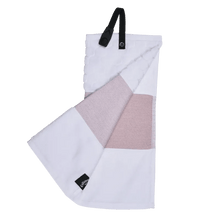 Charger l&#39;image dans la galerie, Serviette Callaway TRI - FOLD Blanc et Mauve - Horslimits - balles de golf
