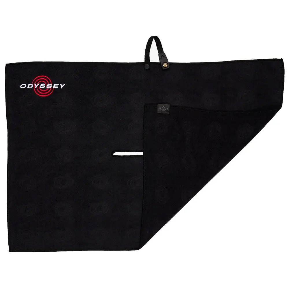 Serviette Odyssey Golf Microfibre Towel Noir - Horslimits - balles de golf