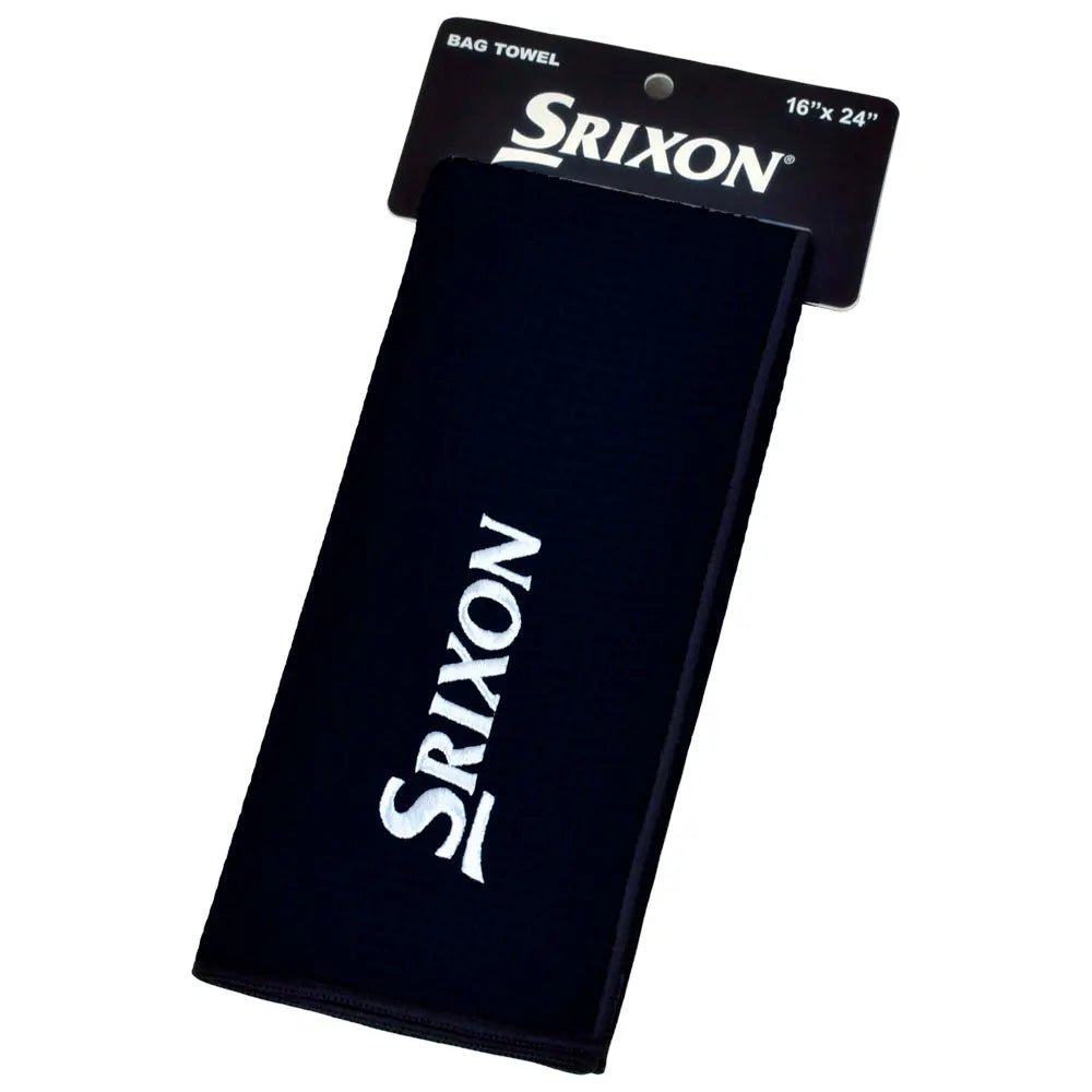 Serviette Srixon Towel Tri - Fold Noir - Horslimits - balles de golf