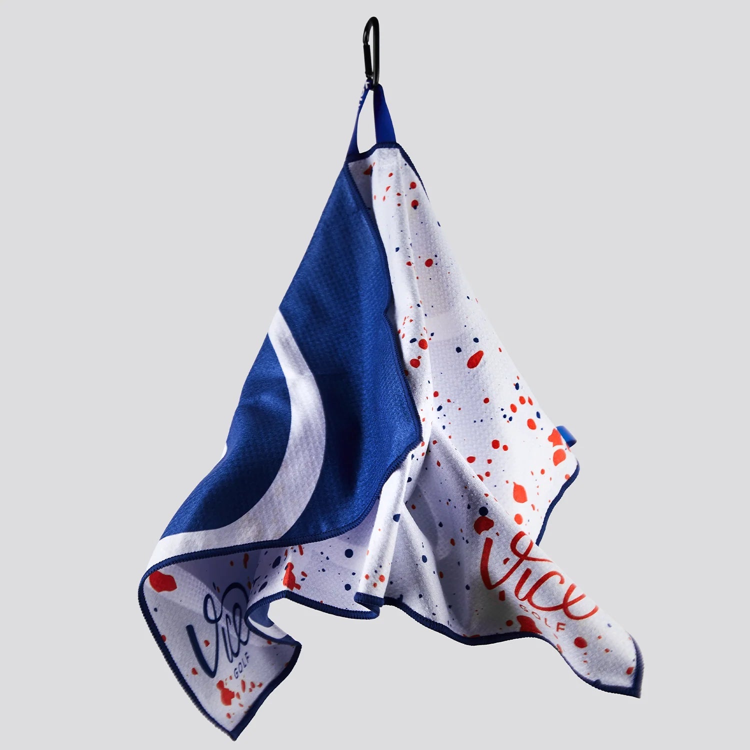 Serviette Vice Shine Drip - Bleu et rouge - Horslimits - balles de golf