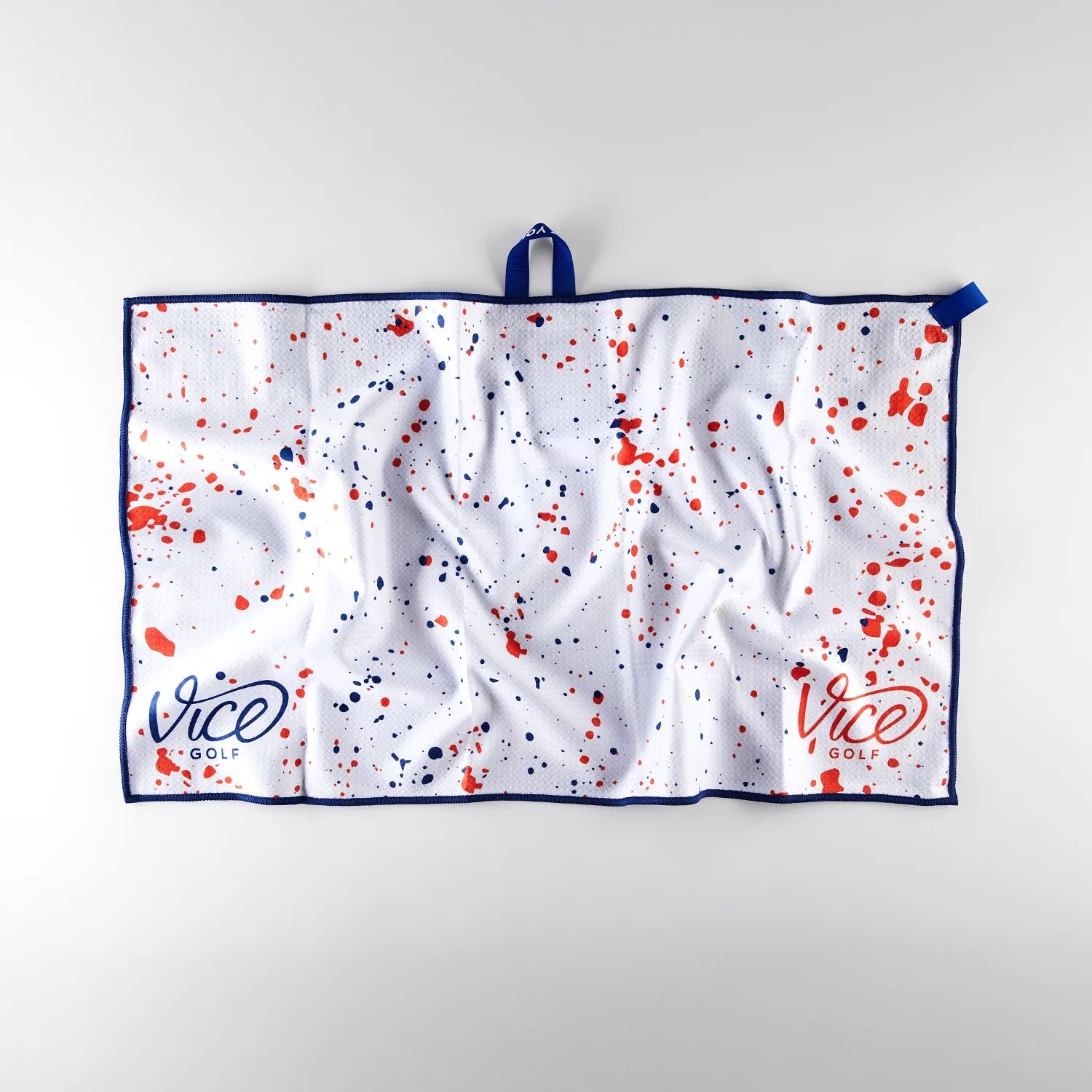 Serviette Vice Shine Drip - Bleu et rouge - Horslimits - balles de golf