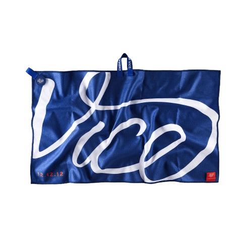 Serviette Vice Shine Drip - Bleu et rouge - Horslimits - balles de golf