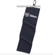 Charger l&#39;image dans la galerie, Serviette Wilson Staff TRIFOLD Noir - Horslimits - balles de golf

