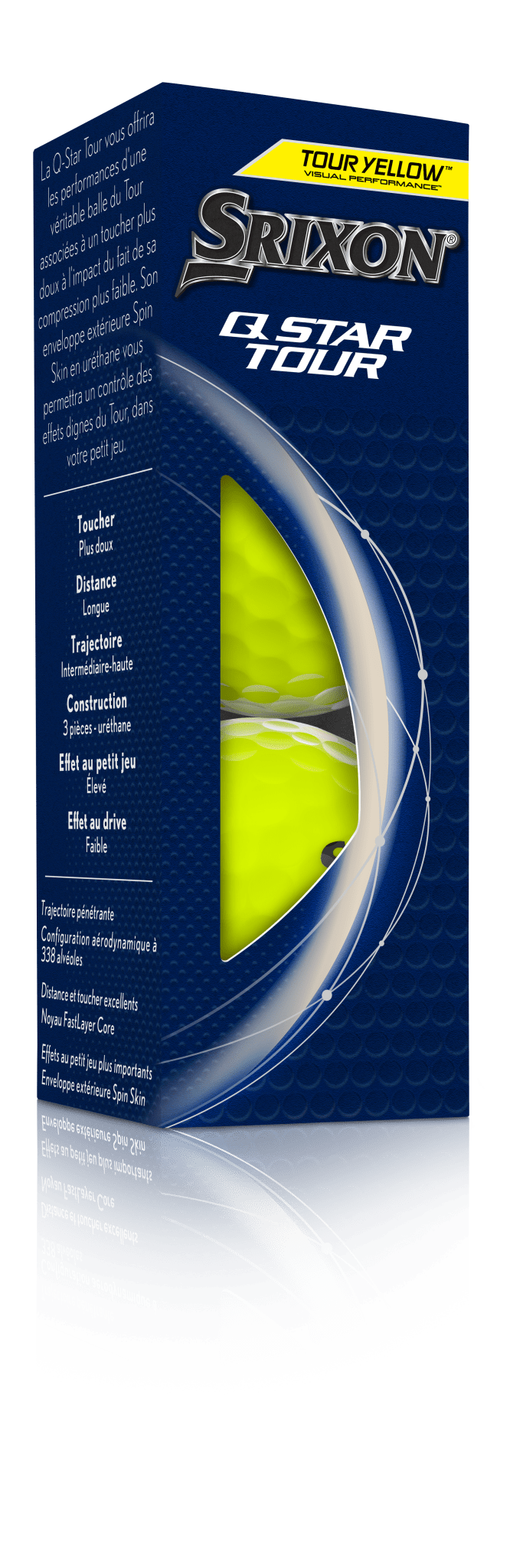 SRIXON | 12 Balles de golf Q-Star Tour 5 Jaune - Horslimits - balles de golf