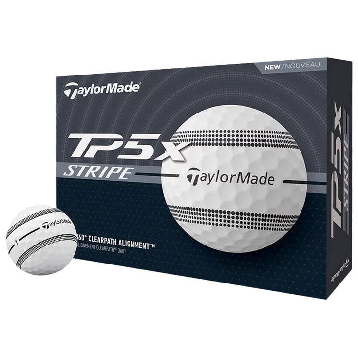 Taylormade - 12 Boîtes TP5 X Stripe logotées - Horslimits - balles de golf
