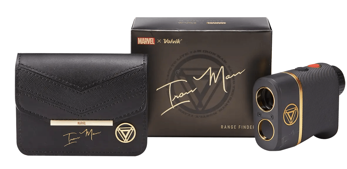 Télémètre V2 MARVEL IRON MAN avec housse - Noir - VOLVIK - Horslimits - balles de golf