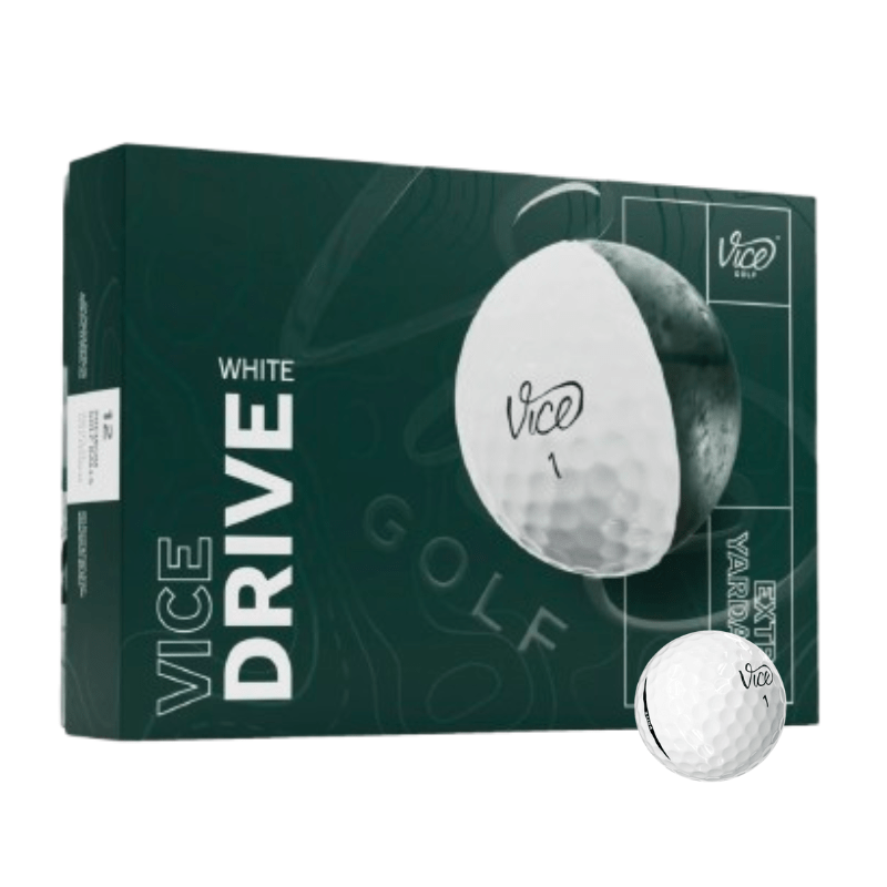 Vice - 3 boites de Vice Drive logotées Blanches - Horslimits - balles de golf