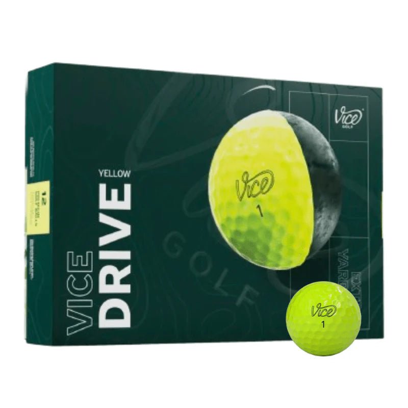Vice - 5 boîtes de Vice Drive logotées Blanches - Horslimits - balles de golf