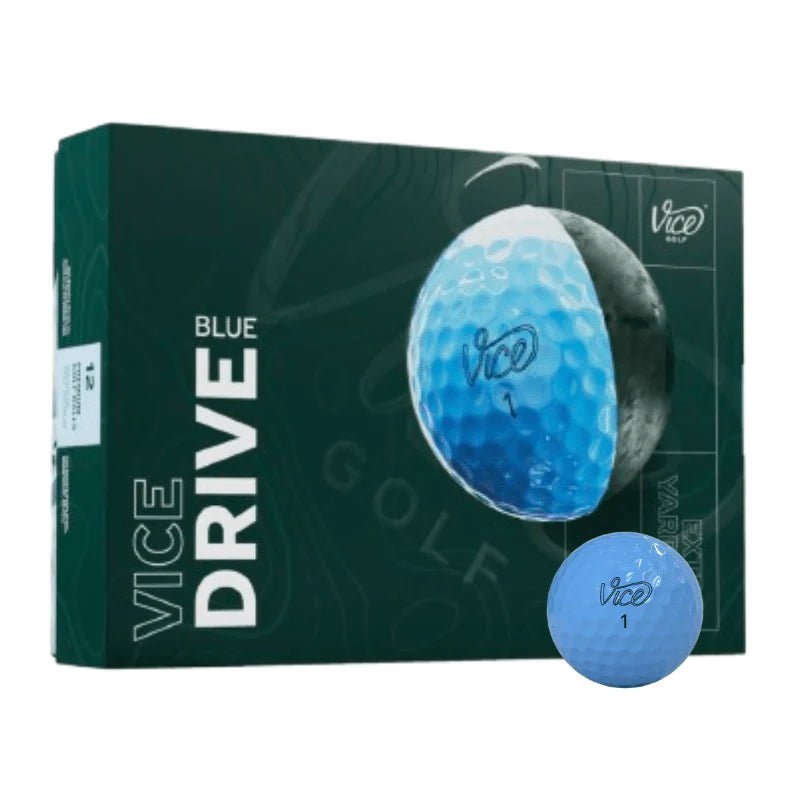 Vice - 5 boîtes de Vice Drive logotées Blanches - Horslimits - balles de golf