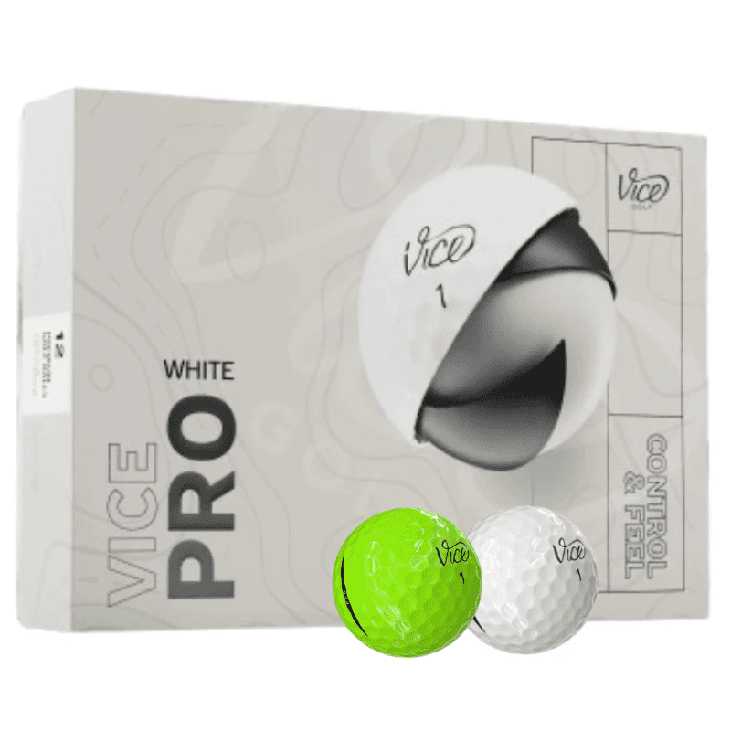 Vice - 5 boites de Vice Pro Logotées x12 Blanc - Horslimits - balles de golf