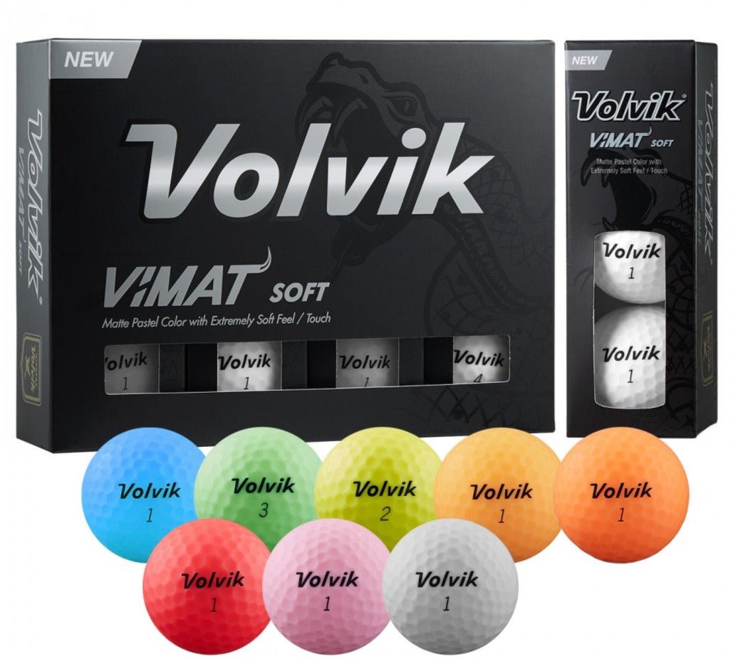 1 Boites logotées Volvik - Vimat couleurs - Horslimits - balles de golf