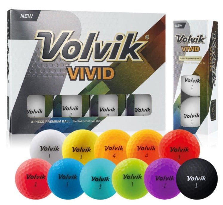 1 Boites logotées Volvik - Vivid Blanches - Horslimits - balles de golf