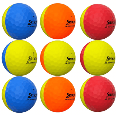 12 Balles de golf d'occasion - Srixon Q-star Divide Qualité AAA - Horslimits - balles de golf