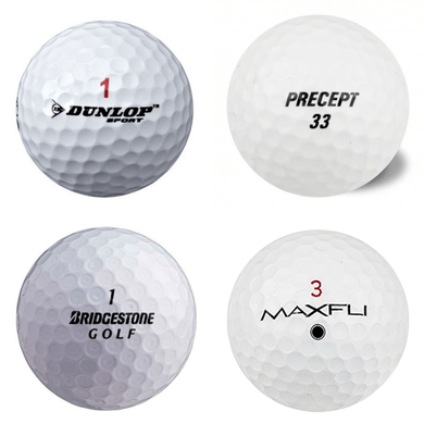 200 Balles de golf d'occasion - Mix Marques Percept, Spalding, Dunlop, Top Flite, Maxfly Qualité AAAA - Horslimits - balles de golf